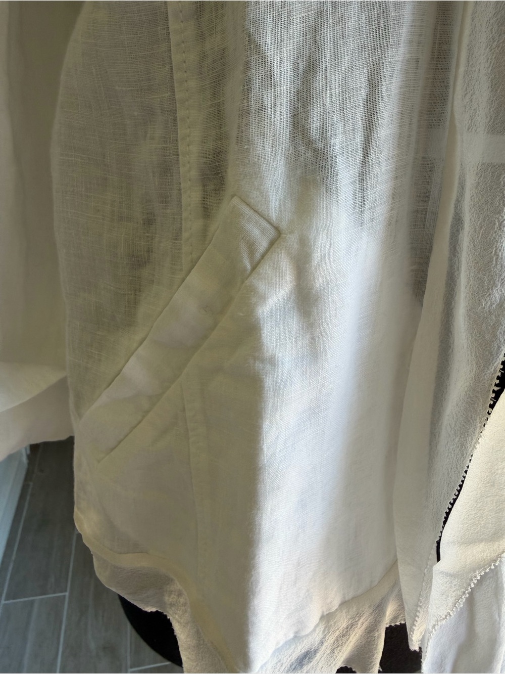 Eileen fisher lightweight White Women's Linen jacket - Picture 2 of 6